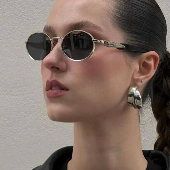 Final Price! Prada PR65ZS ZVN70L Gold Green Sunglasses - Picture 11 of 13